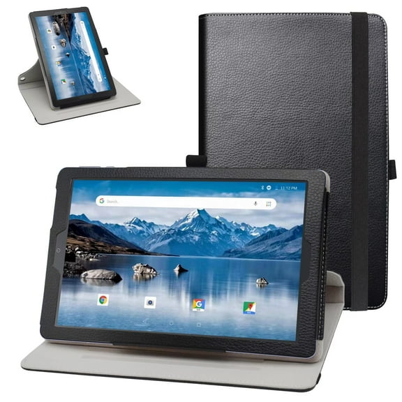 Labanema VANKYO MatrixPad S21 10 inch Tablet Case, 360 Degree Rotary Stand VANKYO MatrixPad S21 10 inch Tablet Cover, Case for VANKYO MatrixPad S21 10 inch Tablet (Black)