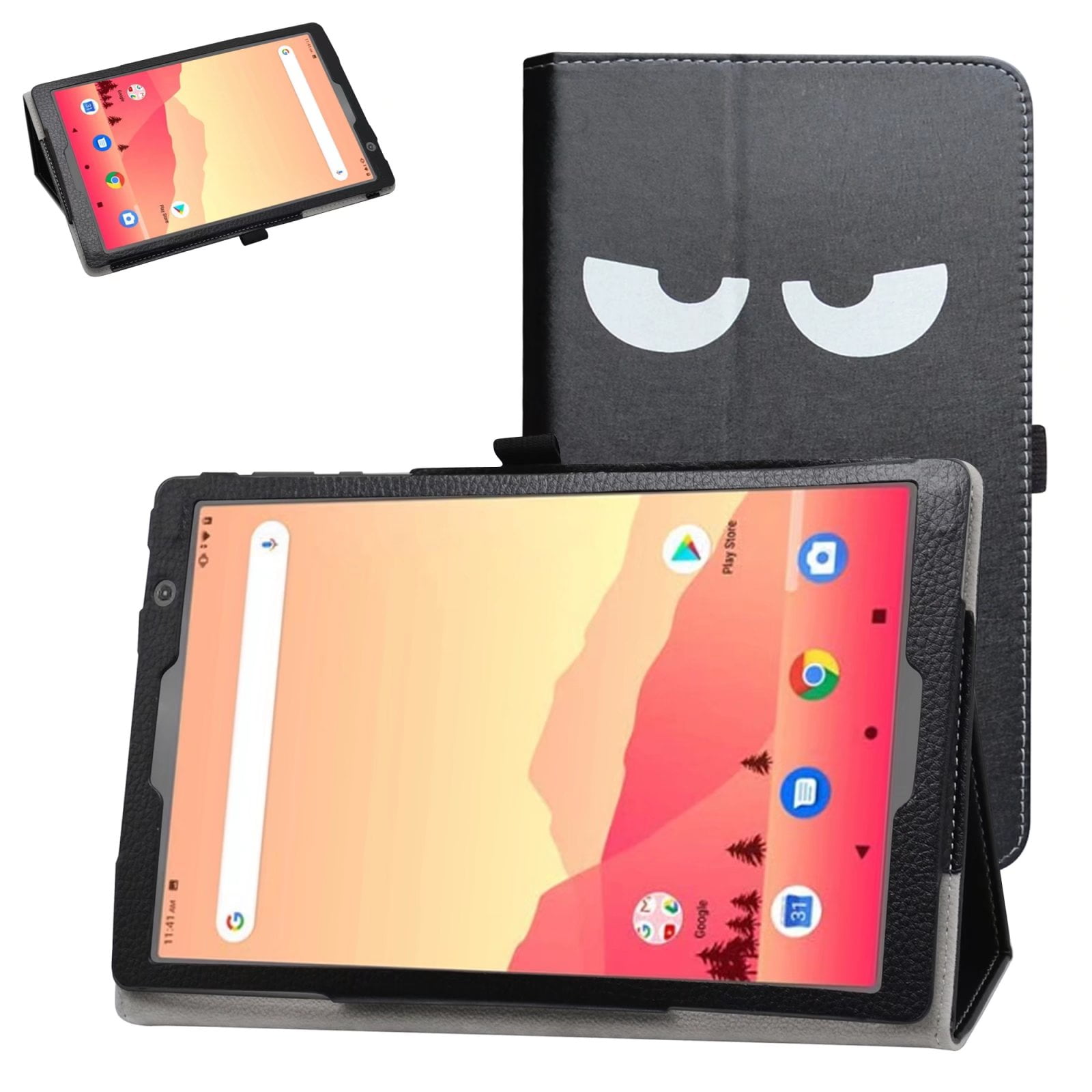 Custodia In Similpelle Con Supporto Per Vankyo MatrixPad Z4 E Z4 Pro 10 Pollici