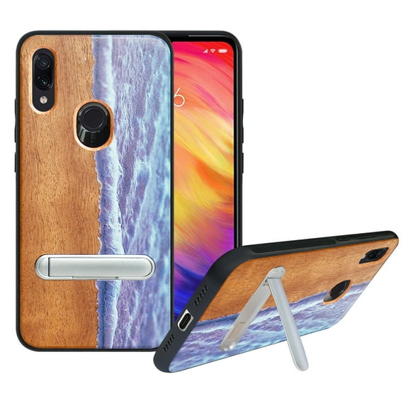 Labanema Xiaomi Redmi Note 7 /Redmi Note 7 Pro Case, Xiaomi Redmi Note 7 /Redmi Note 7 Pro Cover with Metal Kickstand, Anti Scratch Case for Xiaomi Redmi Note 7 /Redmi Note 7 Pro (Waves)
