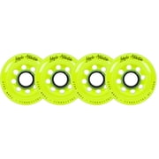 Labeda Inline Roller Hockey Skate Wheels Addiction Yellow 80mm SET OF 4