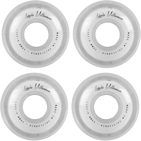 Labeda Millennium Gripper Roller Hockey Inline Wheels 4 Pack - Choose Color/Size