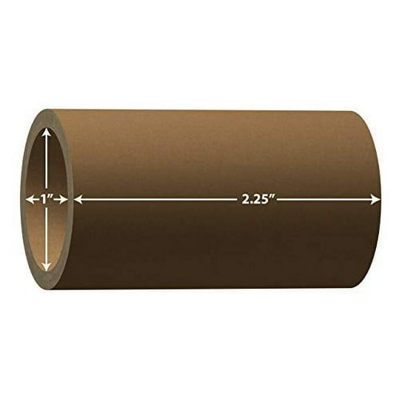 Label Cores 1" Inner Diameter. Rigid Cardboard. Variety of Widths Available. (1" Inner Diameter X 2.25" Width)
