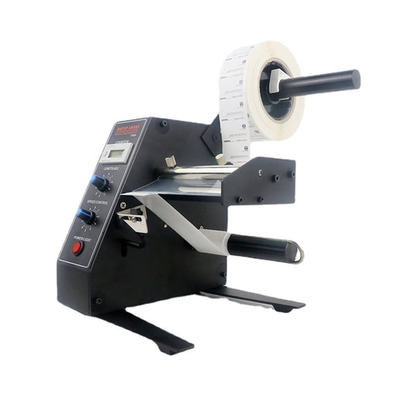 Label Dispenser Automatic AL1150D Label Stripping Machine Digital Control Auto Label Dispenser Device Label Stripper