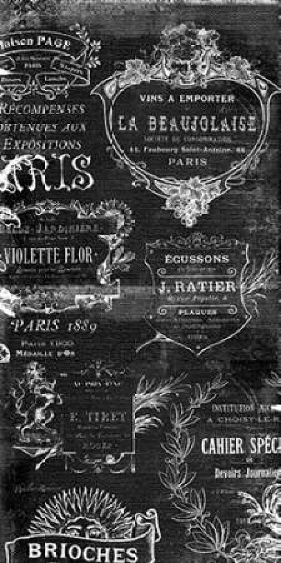 Label Filigree Canvas Art - Walter Robertson (24 x 48)