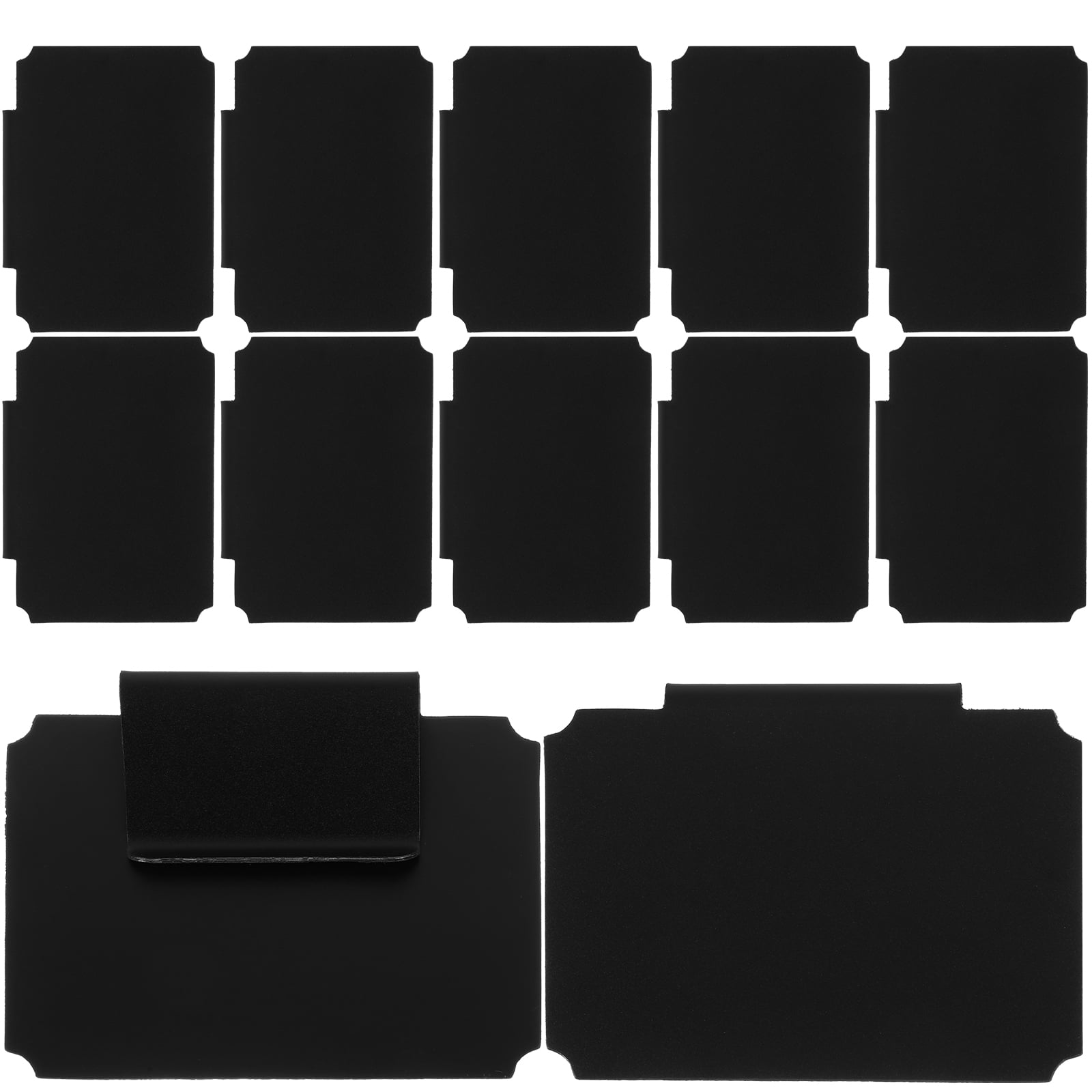 Label Holder Message Board Dry Erase Bin Labels Clip Hamper Basket