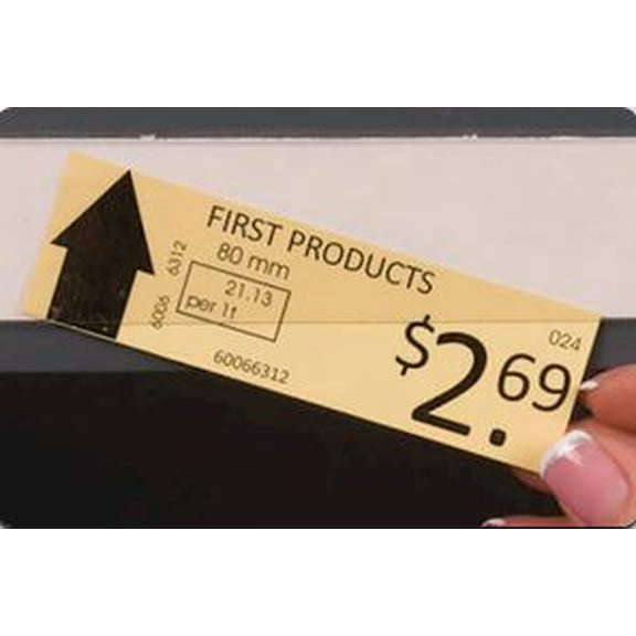 Label Holder,Self-Adhesive,2 In.,PK6 482006