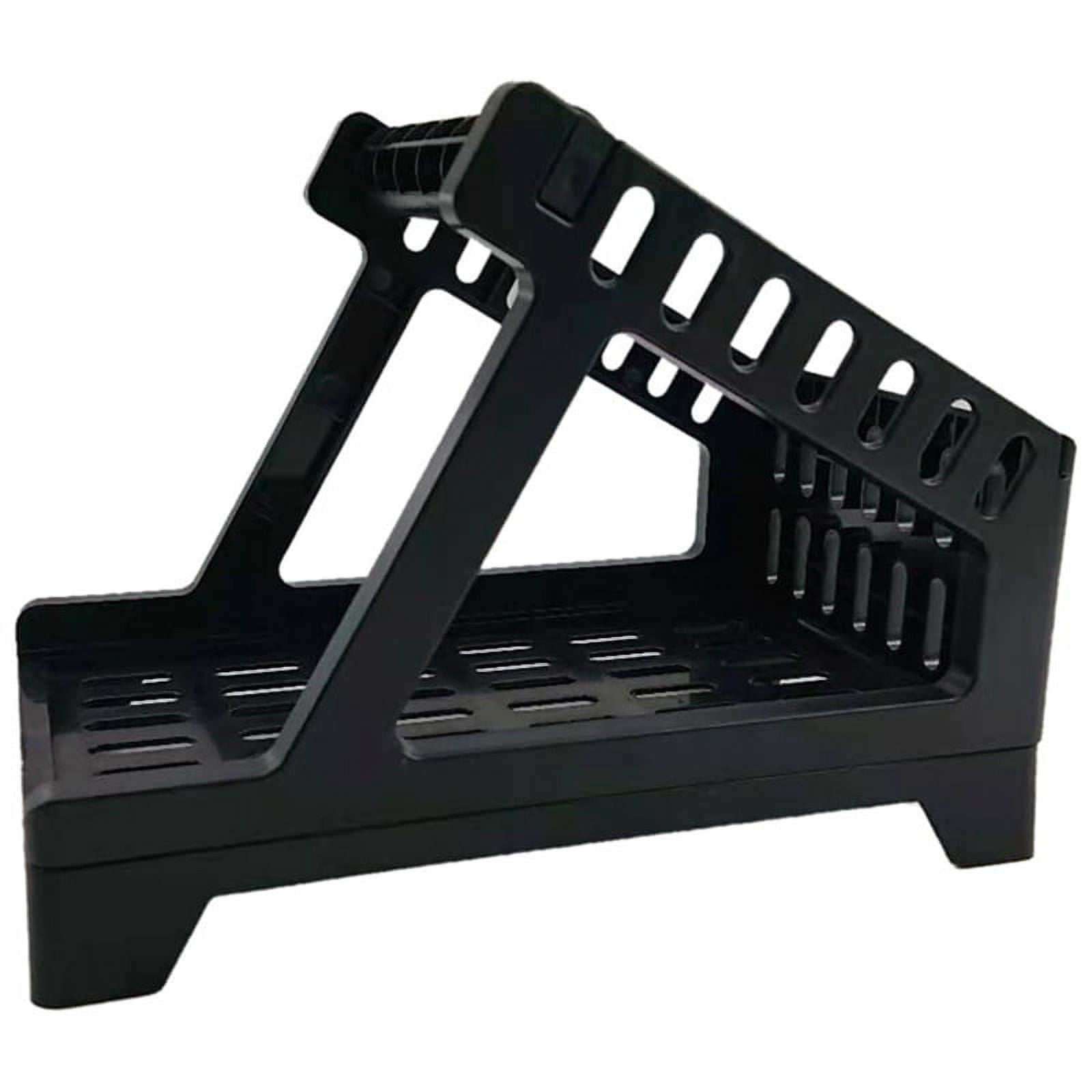 Label Holder for Roll and Fanfold Thermal Shipping Labels, Work with Desktop Label Printer