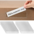 Label Holders Adhesive Shelf Tag 1.2 x 4.3 Inch Clear Shelf Tag Index