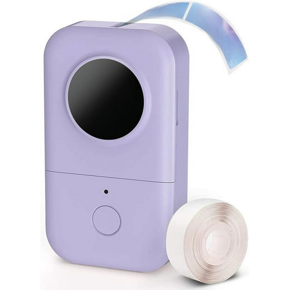 Label Maker Machine, Portable Bluetooth Mini Label Printer, Smart Phone Handheld Thermal Sticker Small Labeler Multiple Templates Font Icon Inkless for Home Office