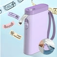 thumbnail image 1 of Nelko Label Maker Machine with Tape, P21 Bluetooth Label Printer, Compact Printer with Multiple Templates for Office and Home Organization, Purple, 1 of 10