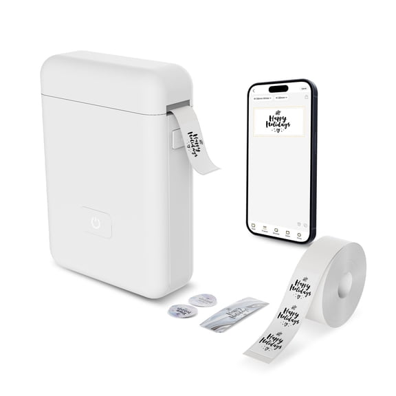 Label Maker Machine with Tape Portable Printer Mini Thermal Printers Sticker for School Home Office