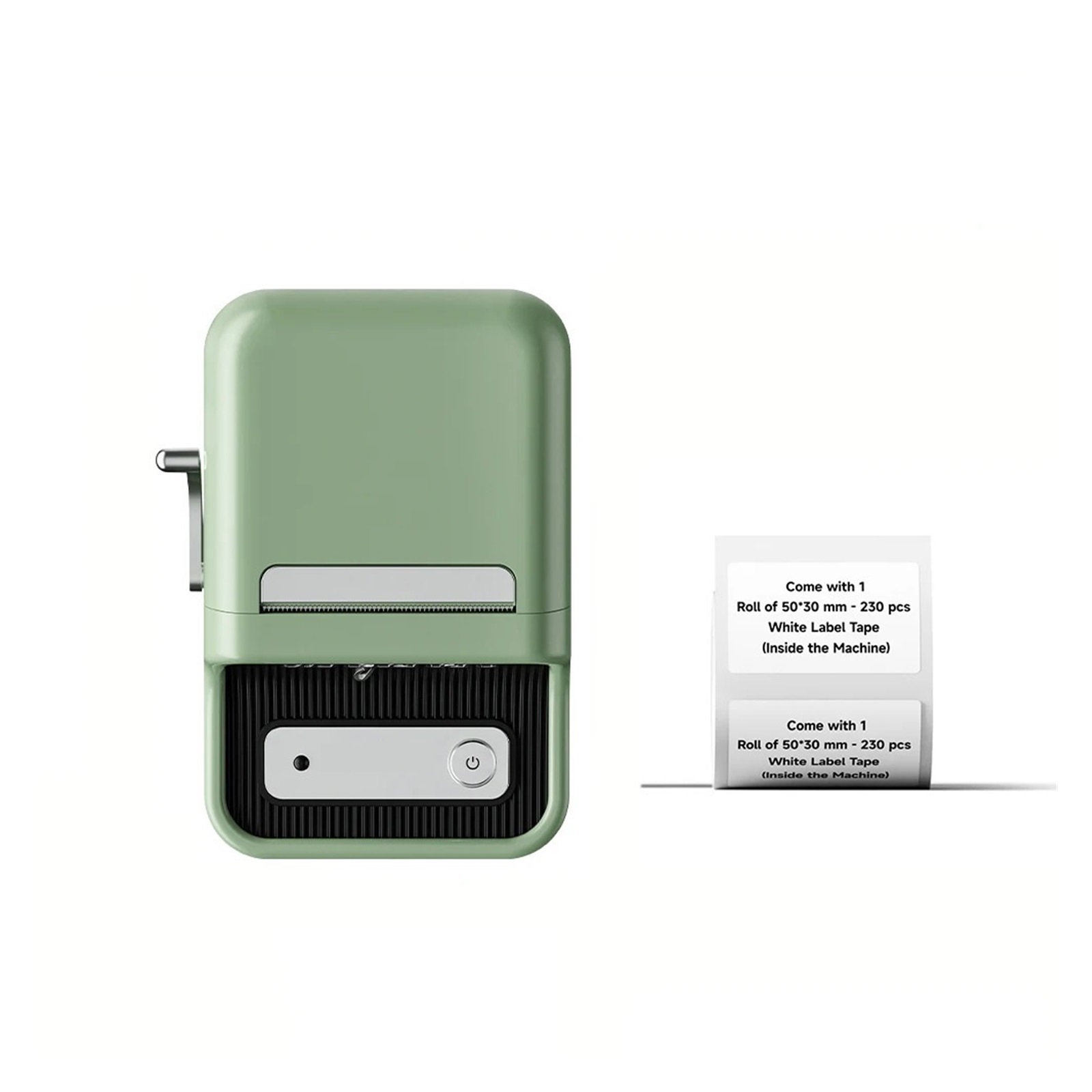 Label Maker Tag Price Portable Thermal Label Printer with White/Transparent/Color/Round Labels