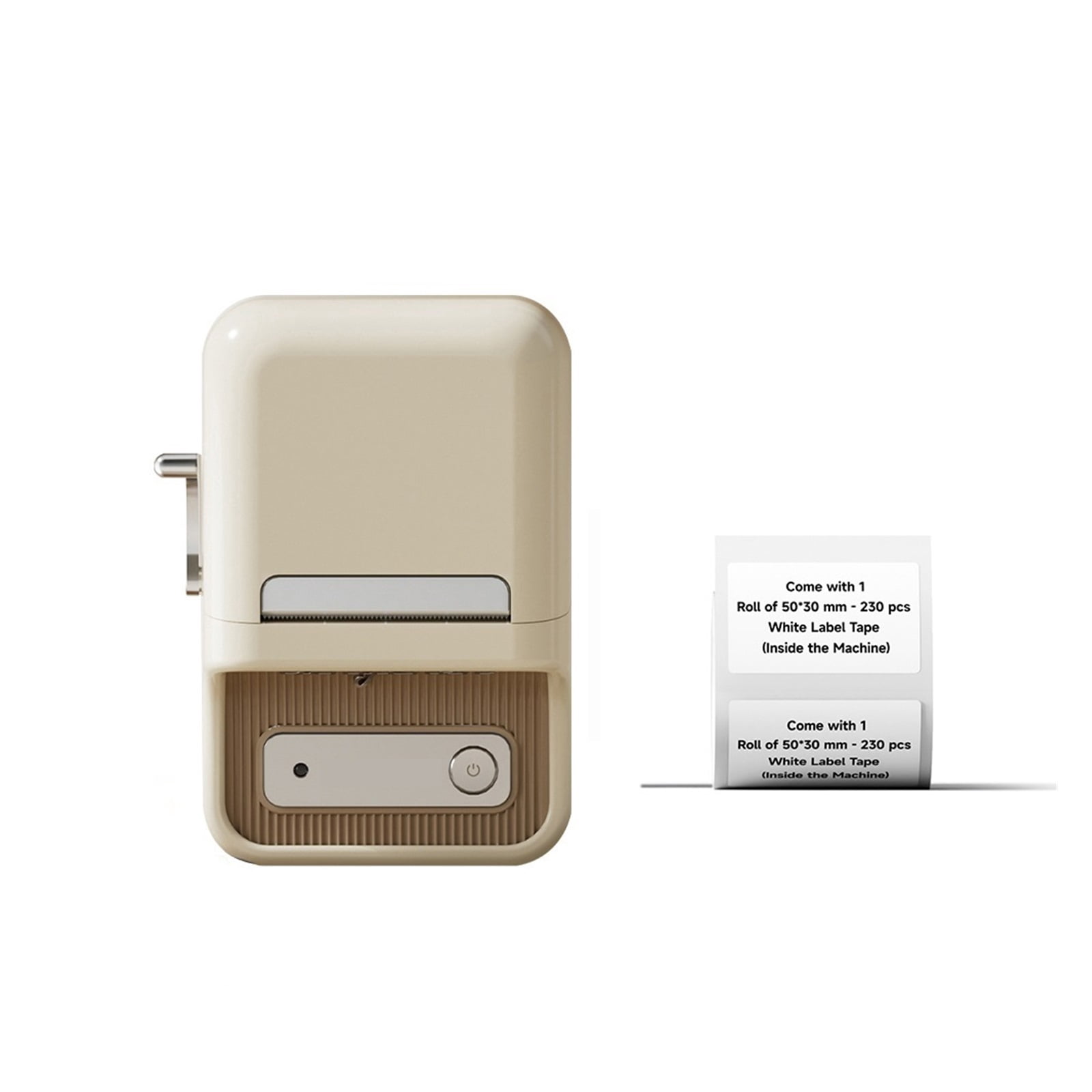 Label Maker Tag Price Portable Thermal Label Printer with White/Transparent/Color/Round Labels