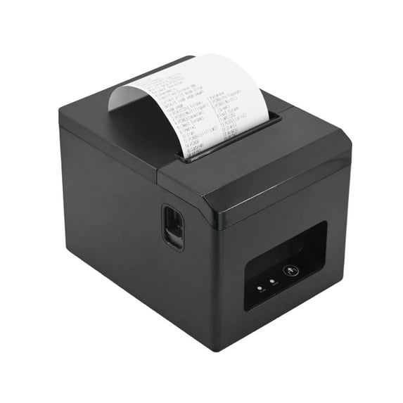 80mm Receipt Printer ESC/POS Thermal Printer, Restaurant Kitchen Printer with Auto Cutter Support Cash Drawer, POS Printer w/ USB Serial Ethernet Interface Support Windows/Mac, Wall Mount
