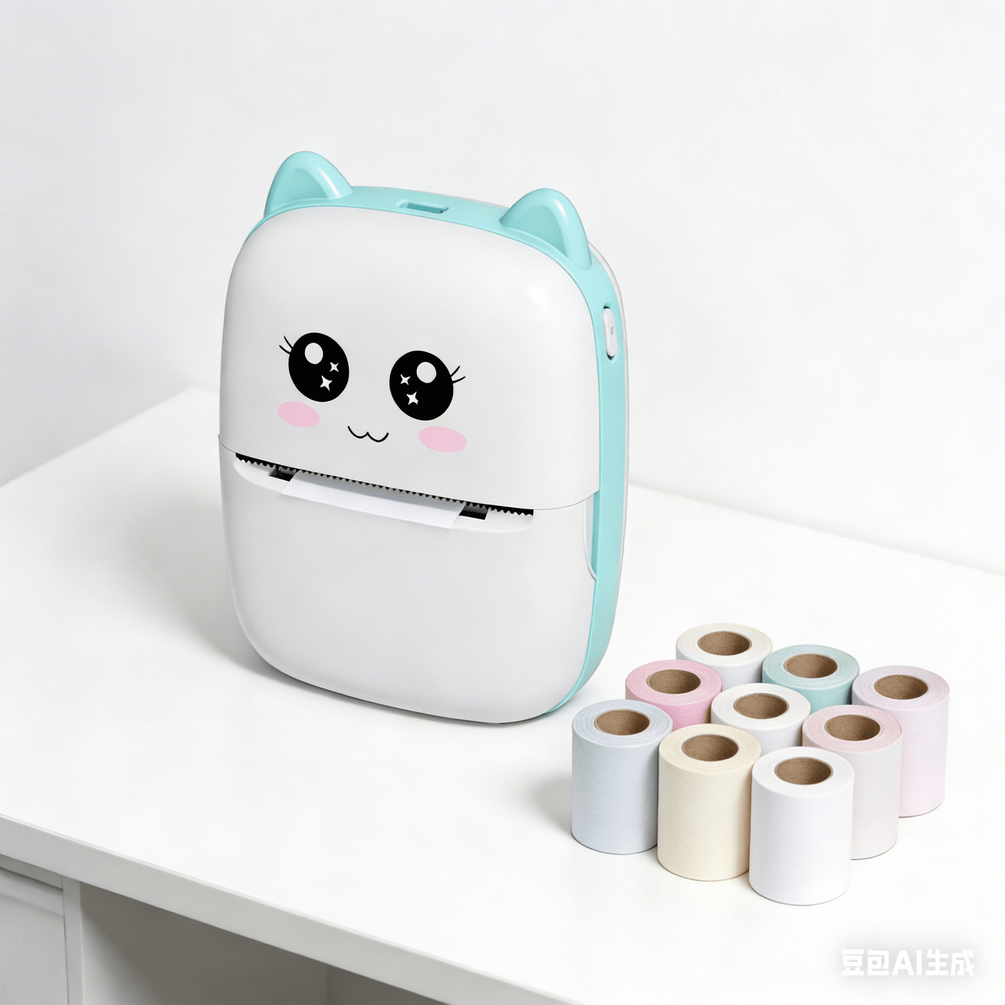 Label Maker/ Thermal Label Printer (Tape Included): A Mini Handheld Sticker Maker Featuring A Variety of Built-In Templates Perfect for Both Office And Home Use