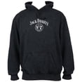 thumbnail image 1 of Label Mineral Wash Front & Back Print Pull-Over Hoodie, Black - Medium, 1 of 1