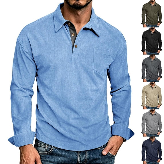 Label Neck Long Sleeve Solid Color Stand Up Collar Half Zipper Pullover Sweatshirt for Men Winter Outdoor Sport Clothing