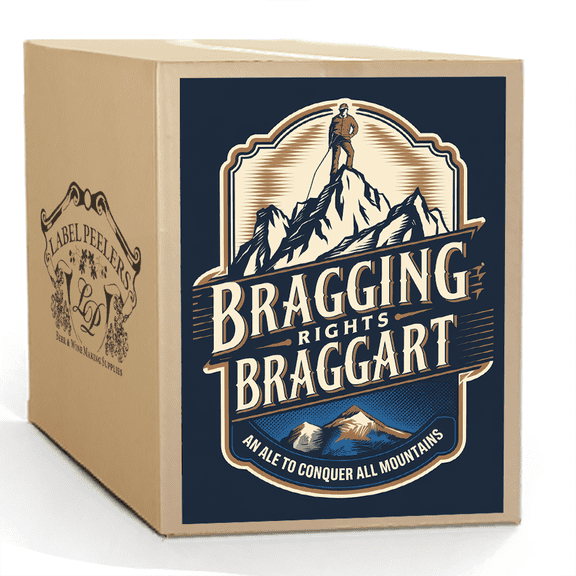 Label Peelers Bragging Rights Braggart IPA Beer Kit