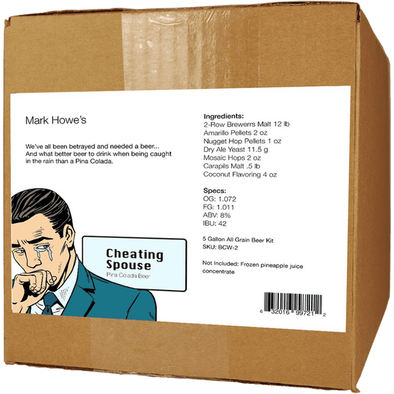 Label Peelers Cheating Spouse Pina Colada All Grain Beer Kit