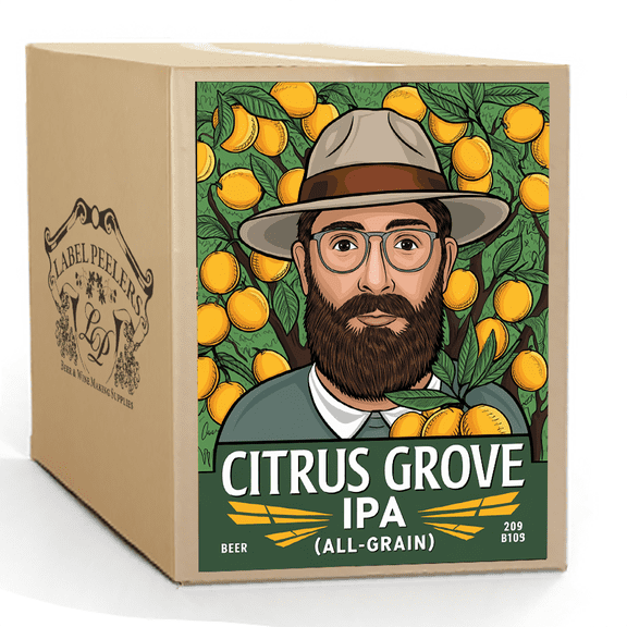 Label Peelers Citrus Grove IPA Beer Kit - All Grain