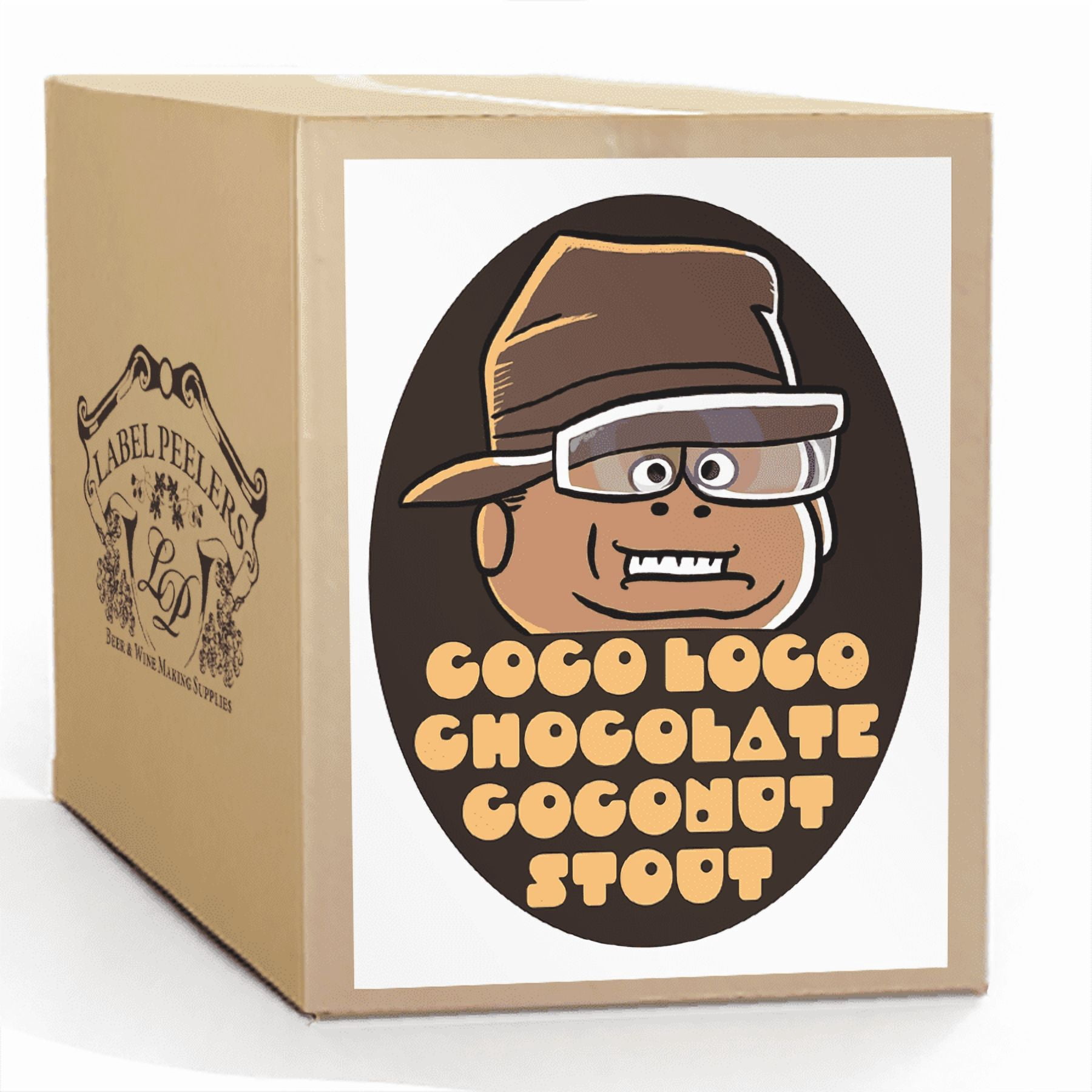 Label Peelers Coco Loco Chocolate Coconut Stout Beer Kit - Extract