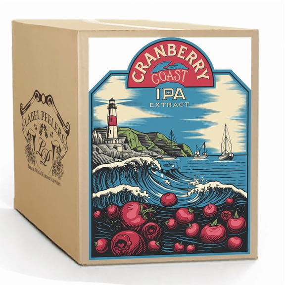 Label Peelers Cranberry Coast IPA Beer Kit - Extract