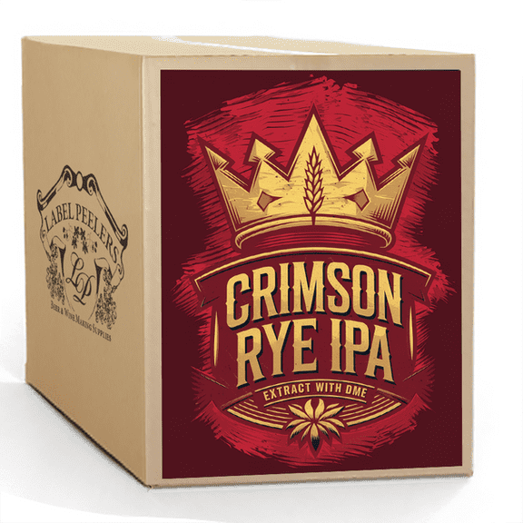 Label Peelers Crimson Rye IPA Beer Kit