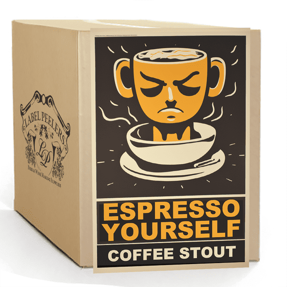 Label Peelers Espresso Yourself Coffee Stout Beer Kit