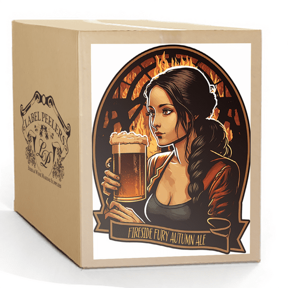 Label Peelers Fireside Fury Autumn Ale Beer Kit