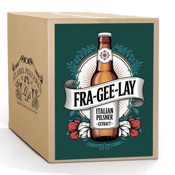 Label Peelers Fra-Gee-Lay Italian Pilsner Beer Kit - Extract