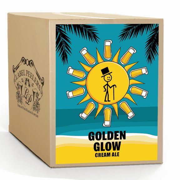 Label Peelers Golden Glow Cream Malty Ale Beer Kit - Extract