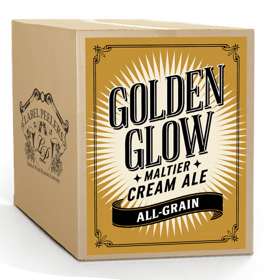 Label Peelers Golden Glow Maltier Cream Ale Beer Kit - All-Grain