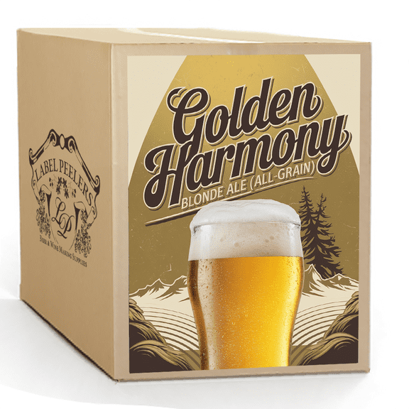 Label Peelers Golden Harmony Blonde Ale - All Grain