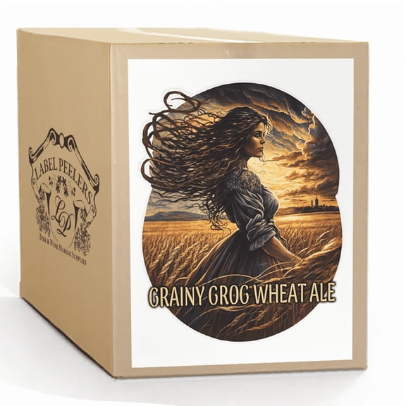 Label Peelers Grainy Grog Wheat Ale Beer Kit