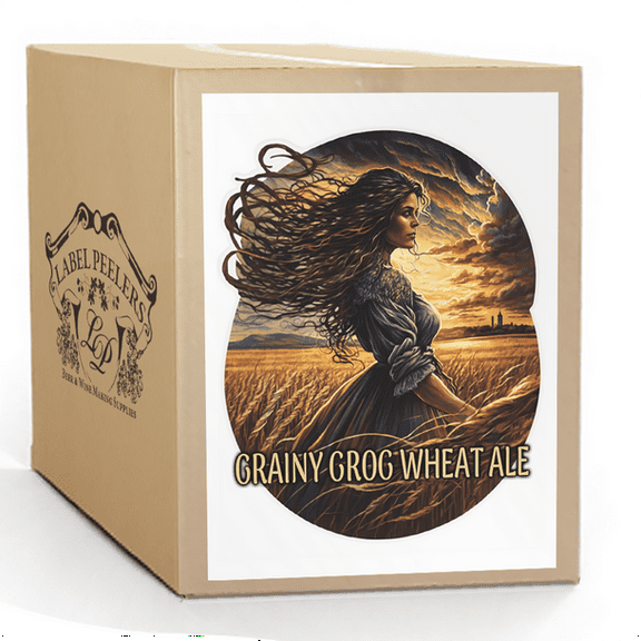Label Peelers Grainy Grog Wheat Ale Beer Kit