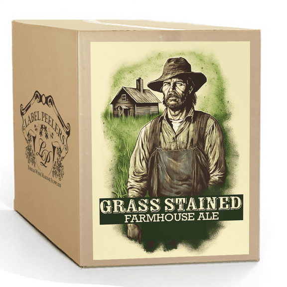 Label Peelers Grass Stained Farmhouse Ale Beer Kit