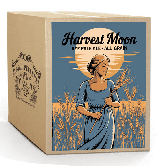 Label Peelers Harvest Moon Rye Pale Ale Beer Kit - All Grain