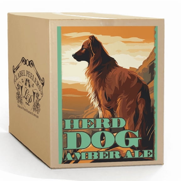Label Peelers Herd Dog Amber Ale Beer Kit