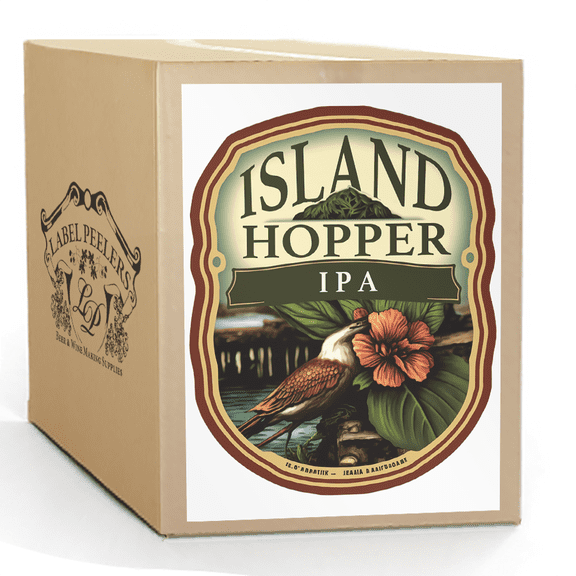 Label Peelers Island Hopper IPA Beer Kit