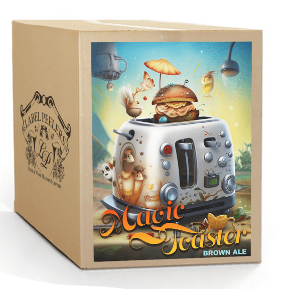 Label Peelers Magic Toaster Brown Ale Beer Kit