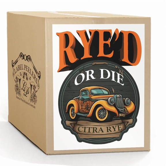 Label Peelers Rye'd or Die Citra Beer Kit