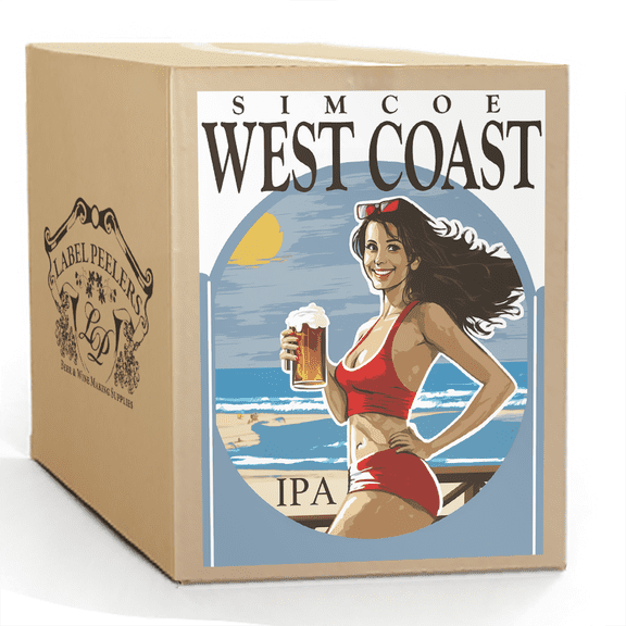 Label Peelers Simcoe West Coast IPA Beer Kit