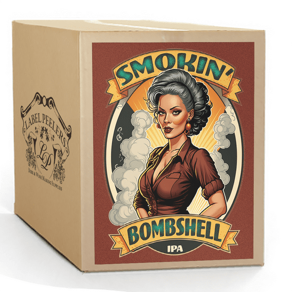 Label Peelers Smokin' Bombshell Ale Beer Kit
