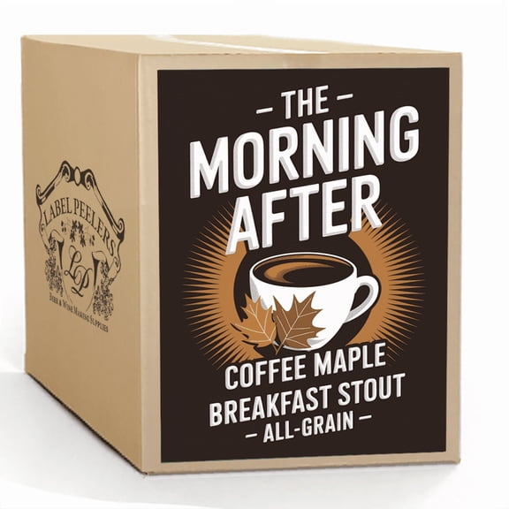 Label Peelers The Morning After Coffee Maple Breakfast Stout Beer Kit - All-Grain