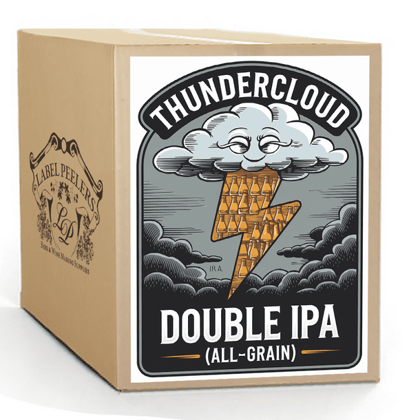 Label Peelers Thundercloud Double IPA - All-Grain