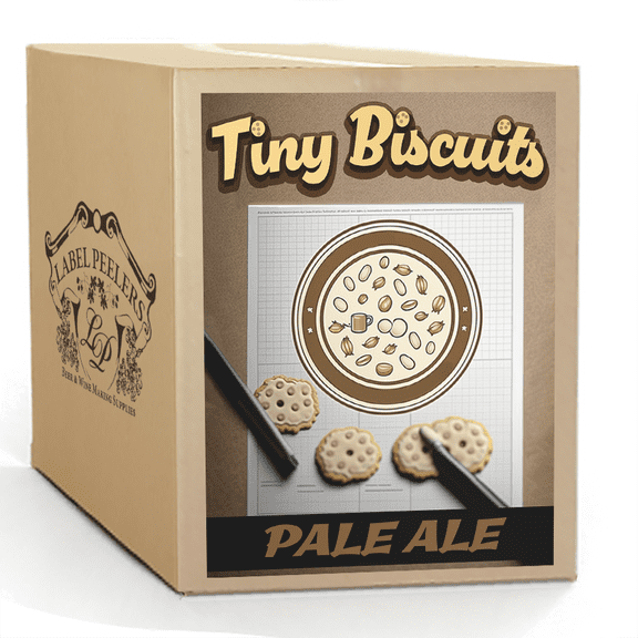 Label Peelers Tiny Biscuits Pale Ale Beer Kit