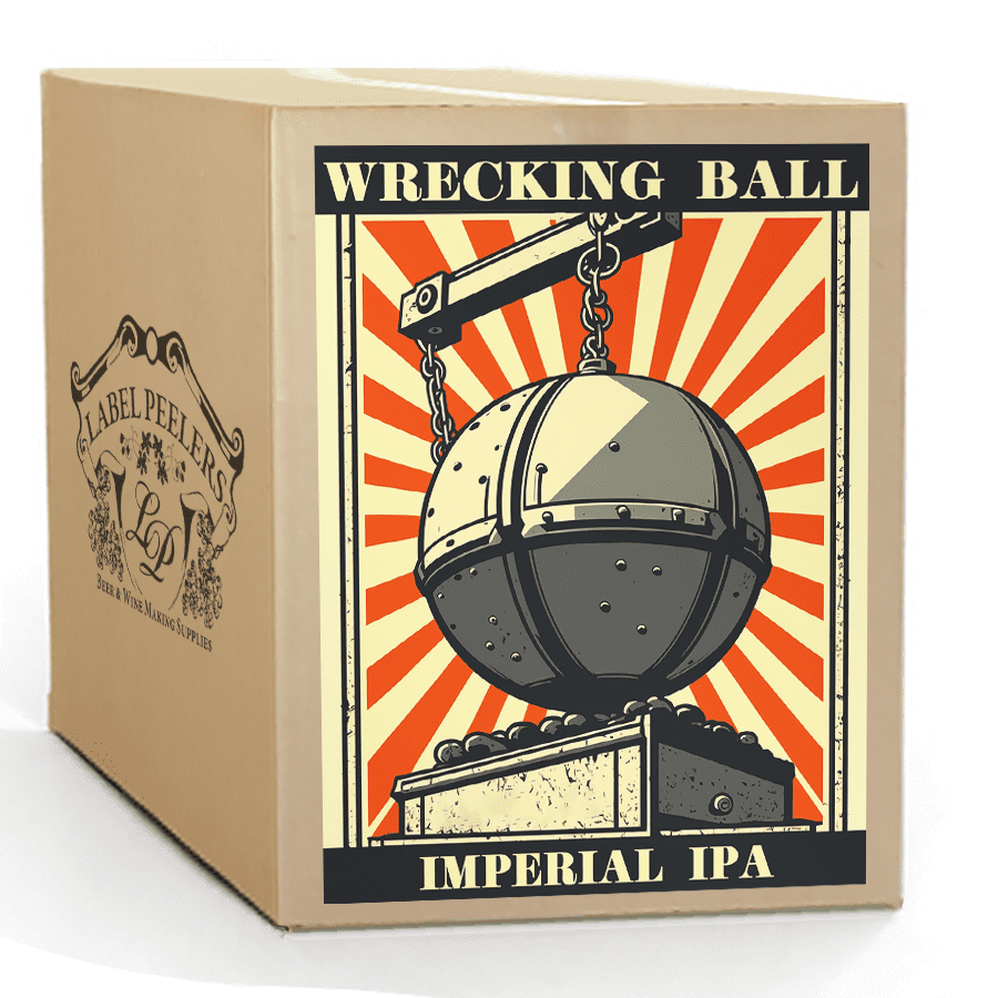 Label Peelers Wrecking Ball Imperial IPA Beer Kit - Extract
