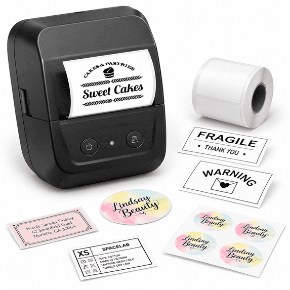 Portable Sticker Printer Barcode Label Printer A42 Barcode - Walmart.com