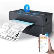 Label Printer Bluetooth 4x6 Thermal Wireless Shipping Label Maker for Packages, Compatible with Windows, iOS & Android, Ideal for Business & Home Sticker Printing