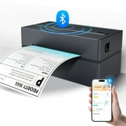 Label Printer Bluetooth 4x6 Thermal Wireless Shipping Label Maker for Packages, Compatible with Windows, iOS & Android, Ideal for Business & Home Sticker Printing
